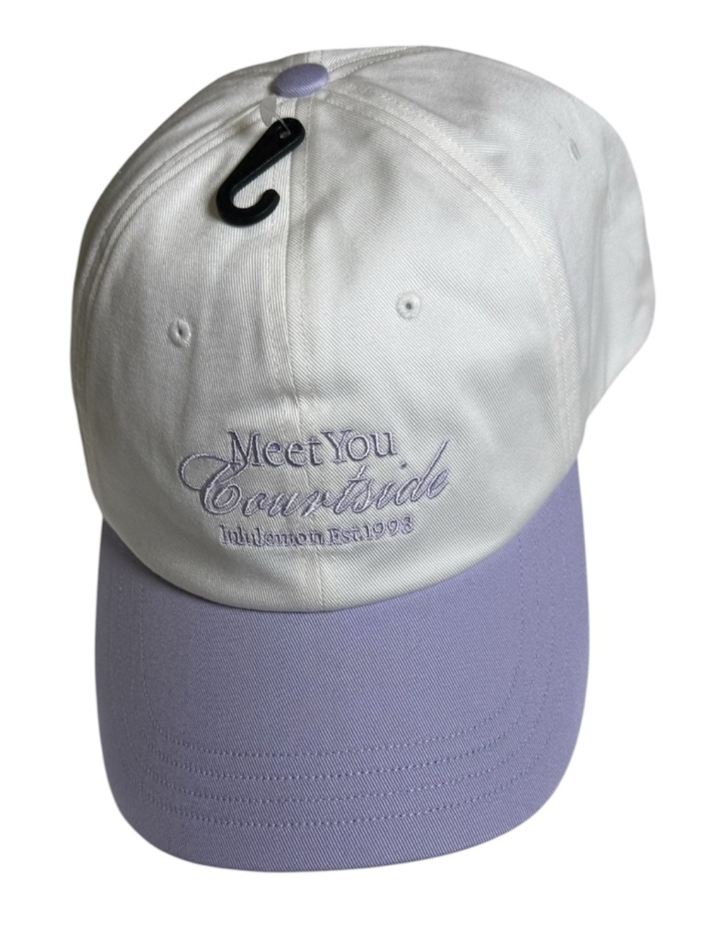 Lululemon Classic Unisex Ball Cap White Lavender Frost, S/M, NWT